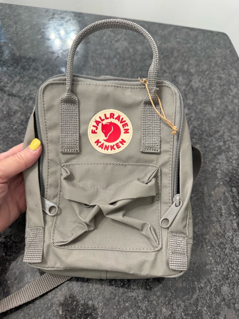 New Fjallraven Kånken Mini Backpack - Light Taupe